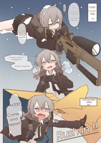 [MountainHan] M200! (Girls' Frontline) [English] manga cover
