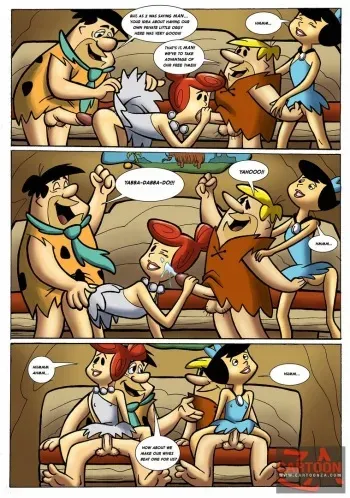 The flintstones COMIC 5 CARTOONZA manga cover