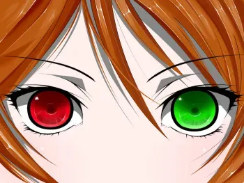 Heterochromia Girls (Two Different Colored Eyes) manga cover