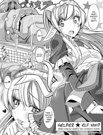 Helperâ˜† Elf Maid | Semen Loving Elf Maiden's Daily Household Chores manga cover