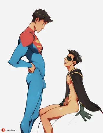 [ManlyHand] Super Sons manga cover