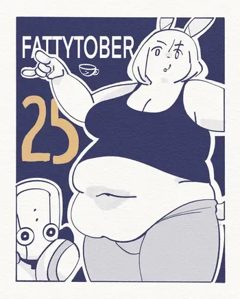 Fattytober 2025 WG by carcupholder manga cover