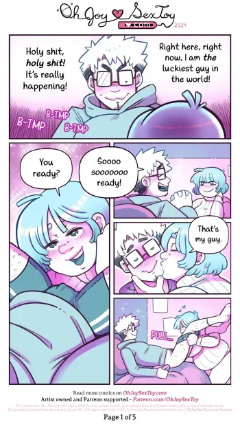 [DarkChibiShadow] First Time {Oh Joy Sex Toy} manga cover