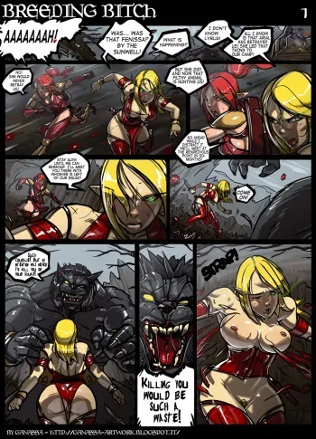 [Ganassa (Alessandro Mazzetti)] Breeding Bitch (World of Warcraft) manga cover