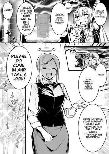 [Left Hand] An adventurer who was brainwashed at a brainwashing wedding, became a slave wife, and held a wedding in an angry manner manga cover