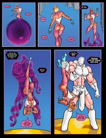 [thePiT] Power Girl vs Darkseid (BLEACHED) manga cover