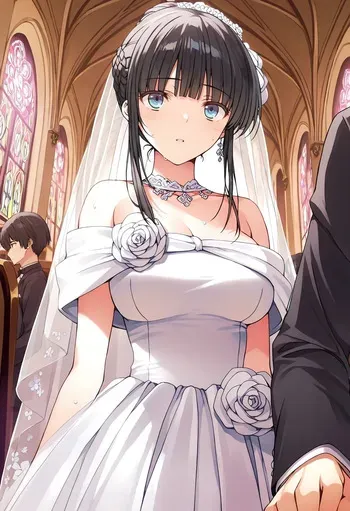 [Adle] The result of a common sense-changing man breaking into a wedding venue [AI Generated] manga cover