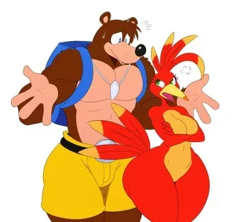 Gruntilda Casts A Spell That Makes Kazooie's Butt Grow Bigger Each Time Banjo Collects A Music Note manga cover