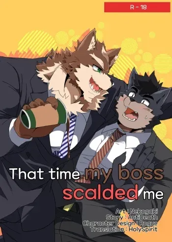 That Time My Boss Scalded Me manga cover