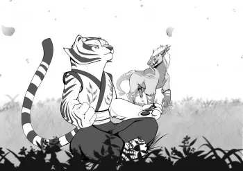Unfinshed Tigress Comic manga cover