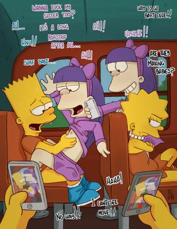 [PinchiVersus] Sherri & Terri Mackleberry (The Simpsons) manga cover