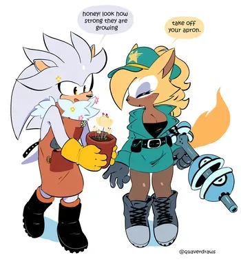 [QuaverDraws] Silver x Whisper manga cover