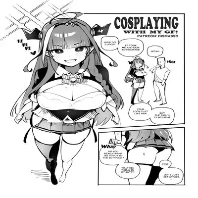 Cosplaying With My GF! [Doujinshi] manga cover