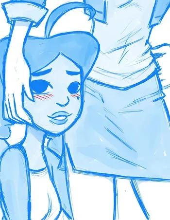 [LiquidMark] Penny x Zoey (The Proud Family) manga cover