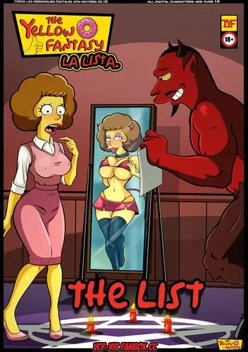 The Yellow Fantasy 16 - The List (The Simpsons) manga cover
