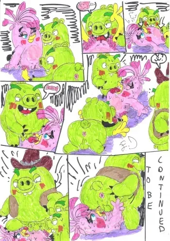 Stella is a slut for piggies (angry birds) manga cover