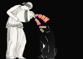 Photoshoped AI Captioned manga cover