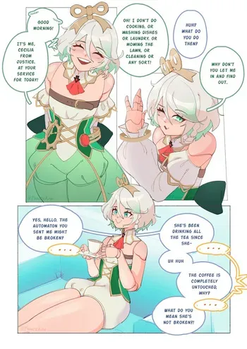 [Frantic] Cecilia at Your Service (Hololive) manga cover