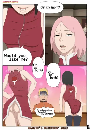 Naruto's Birthday Comic 2023 Pages By Erogakure manga cover