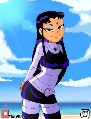 Blackfire tee titans by artist:minusclass manga cover