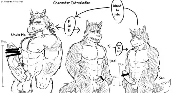 Horse and Wolf Father and Son manga cover