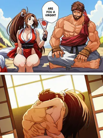 [Vlizz] Mai Shiranui x Ryu Hoshi (Street Fighter 6) manga cover