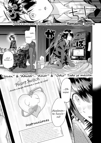 [Yamaimo Tororo] Heart Switch ~Sensei no Onayami Hen~ [Spanish] [TF Scans] manga cover