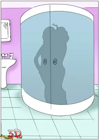 [Dennis the menace] In the shower manga cover