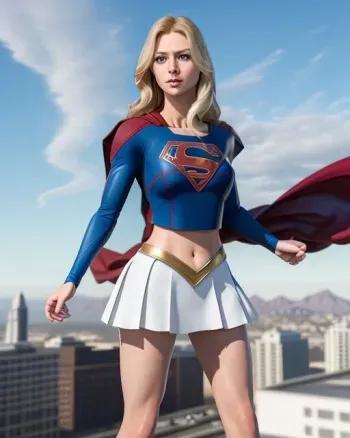 Supergirl AI (by Carbird) [AI Generated] manga cover