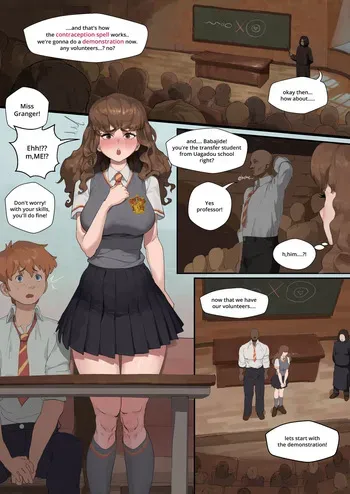 [wjs07] Hermione: Contraception spell failed (Harry Potter) manga cover