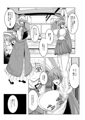 [Puchiota Rakugaki (Hati)] Shishou no Okusuri de Chinpo to Oppai to Onaka ga Taihen na Koto ni! (Touhou Project) manga cover