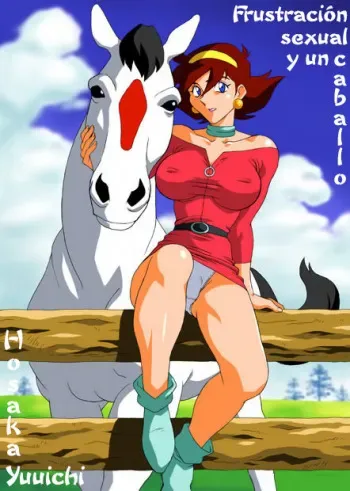 [Chichikemo (Hosaka Yuuichi)] Uma to Yokkyuu Fuman Tsuma | Frustración Sexual y un Cabalo (G Gundam) [Spanish] [Keta-I no Fansub] [Decensored] manga cover