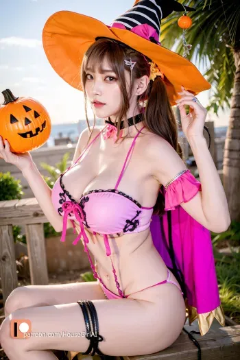 ★PATREON★ [4K] HALLOWEEN sweet [AI Generated] manga cover
