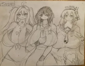 [Chingaez] Myuri Murni & 2 Famous Vtubers Saya-Chan & Eri Ayamune manga cover