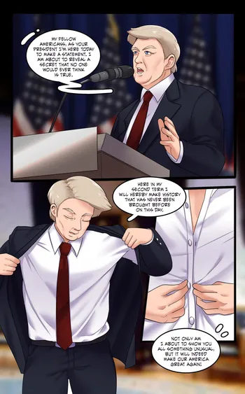 [MeowWithMe] Make Our America Great Again! manga cover
