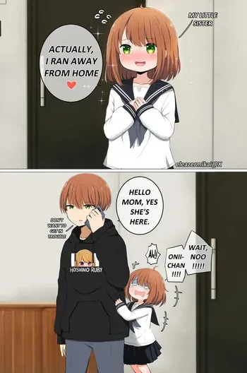 [Eleazar Mikai] My imouto ran away from home [Ongoing] manga cover