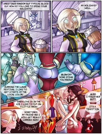 [Shia] Holiday Elf (World of Warcraft) manga cover