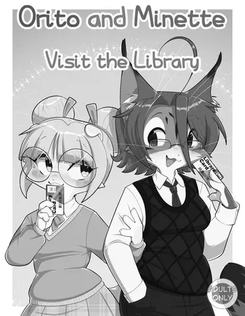 [Saucy] Orito and Minette: Visit the Library (Blace & White) manga cover