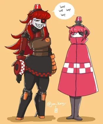[Various] Mimi-Sentry and Mini-Sentry-chan (Team Fortress 2) manga cover