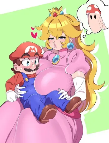 [Asada Shinjin] Pauline invades Mario and Peach in a threesome ❤️ (Super Mario Bros.) manga cover