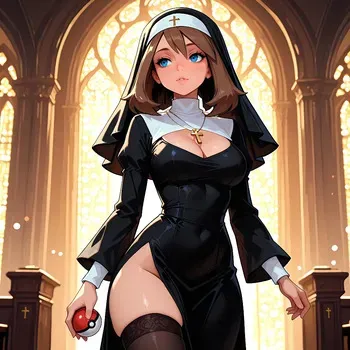 [Patreon] Mittoshura SEXY NUN EDITION [AI Generated] manga cover