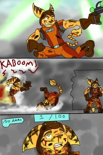 [Greeneear88] New Nanotech (Ratchet & Clank) manga cover