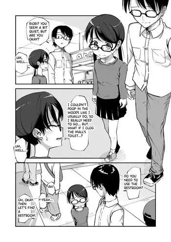 [yudoufu] Riori Bangaihen (Shopping Mall no Toire de Tairyou Haisetsu Shichau Onnanoko) manga cover