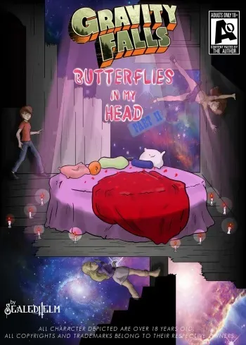 [SealedHelm] Butterflies in my Head Part 2 (Gravity Falls) manga cover
