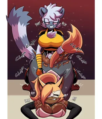 [CxrryArt] Tangle the Lemur (Sonic the Hedgehog) manga cover