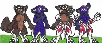 [KieliIndustries] Latex Null Lycanroc Midnight Suits (Pokemon) manga cover