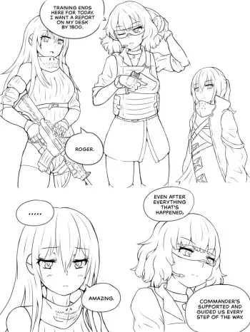 Double Life of the Female Commanderâ”‚ ì—¬ì§€íœ˜ê´€ì˜ ì´ì¤‘ìƒí™œ manga cover