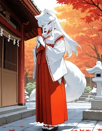 Cattori Hanzo - Fox Eyed Shrine Maidens manga cover