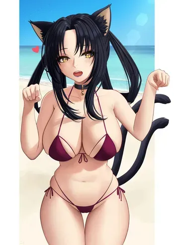 [Zaphn] Kuroka Swimsuit July 2020 (HighSchool DxD) manga cover