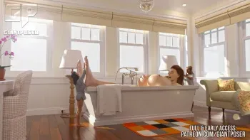 giantposer-amandas family the bathtub manga cover